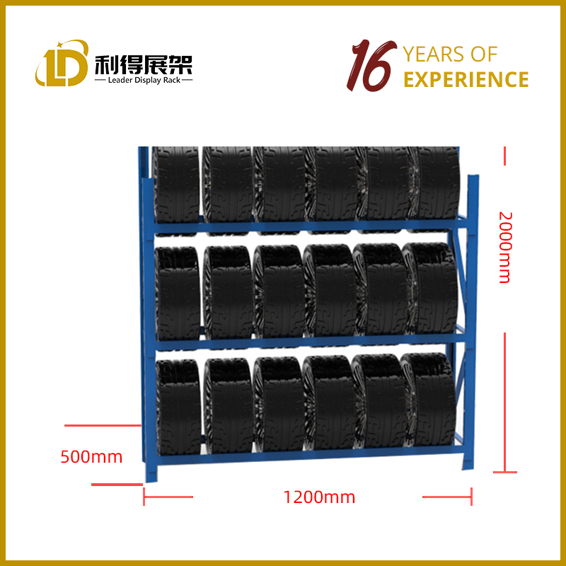 소매점 철 중금속 안정 자동차 타이어 진열대